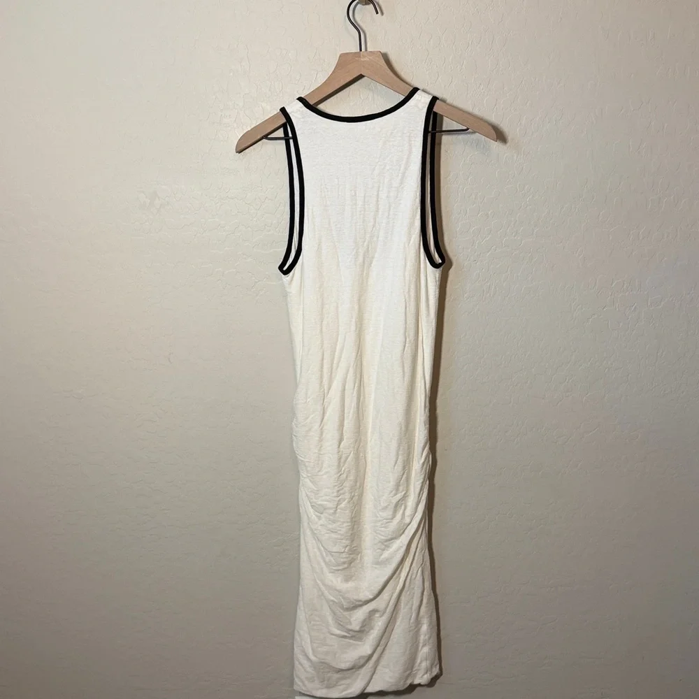 James Perse Scoop Neck Midi Dress Cotton Size XS - Picture 4 of 6